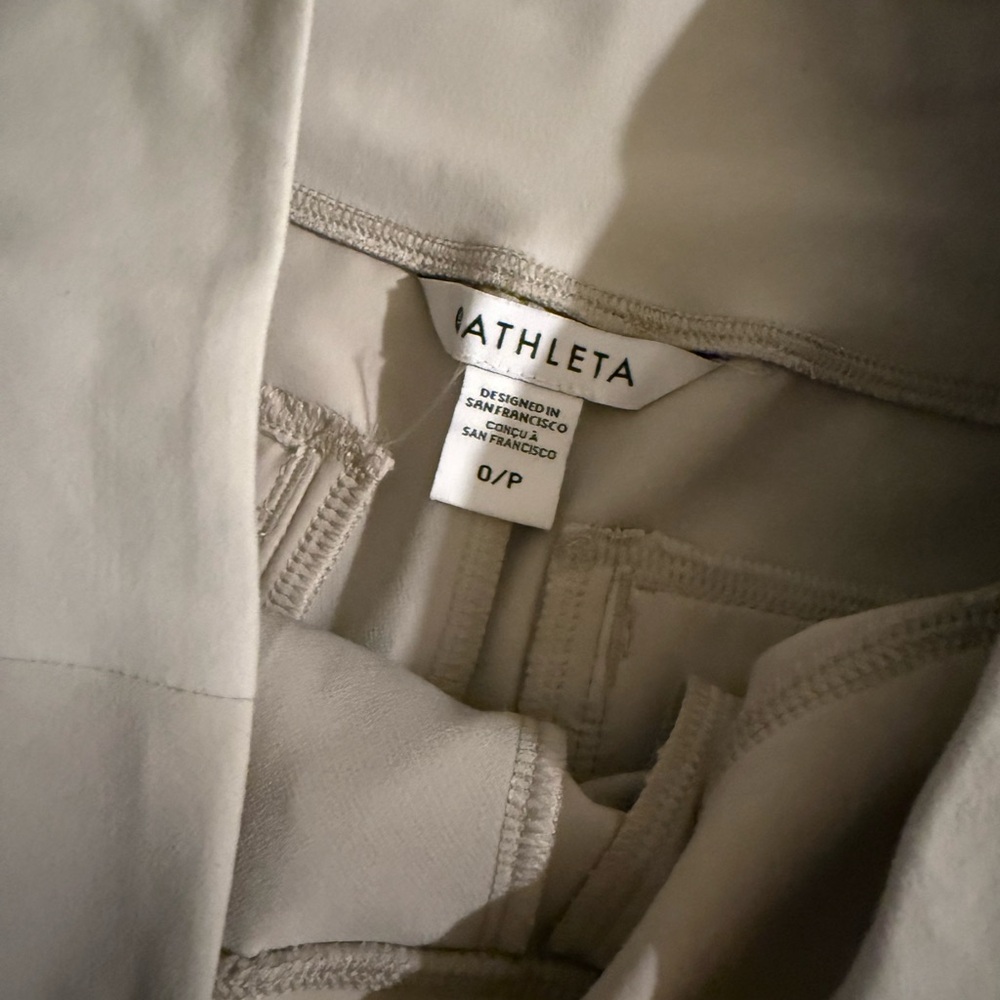 Athleta Cream Ankle Pants - Picture 3 of 3
